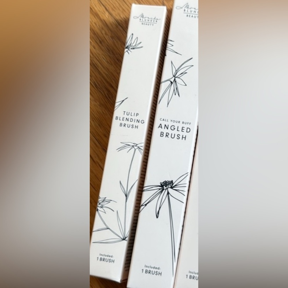 NIB Monika Blunder brush set (2) all new in box multifunctional $120